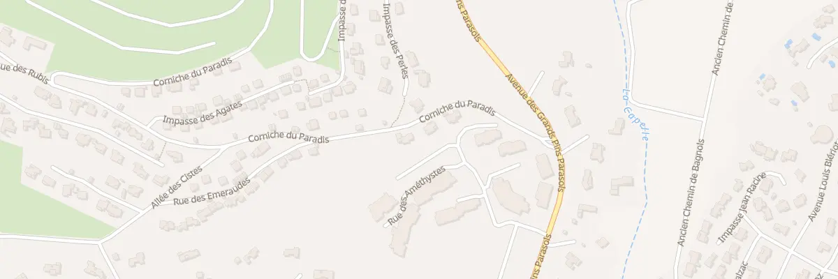 Plan du 131 Cor du Paradis à Roquebrune-sur-Argens