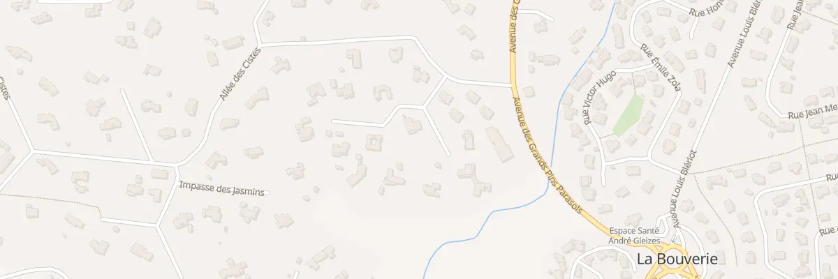 Plan du 199 Imp des Fougeres à Roquebrune-sur-Argens