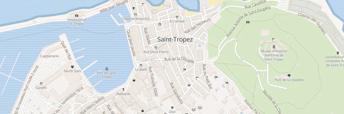 Plan du 18 Rue du Portail Neuf à Saint-Tropez