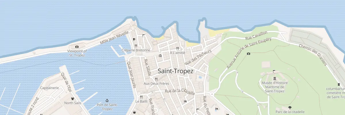 Plan du 11 Rue Saint Jean à Saint-Tropez