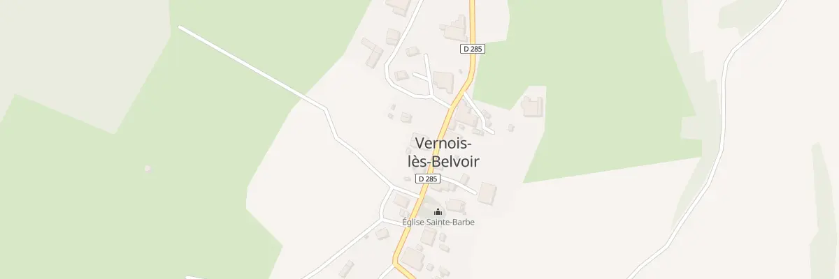 Plan du 5 Rue du Lomont à Vernois-lès-Belvoir