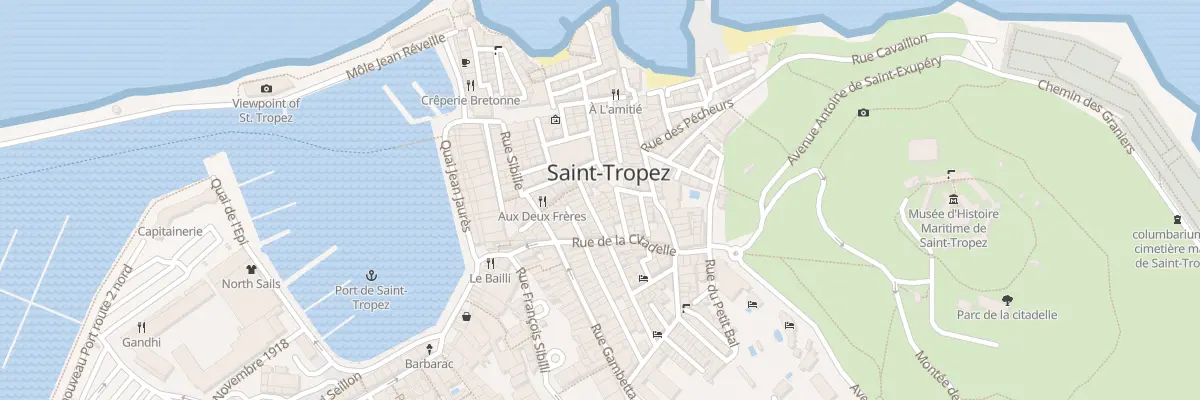 Plan du 17 Rue du Portail Neuf à Saint-Tropez