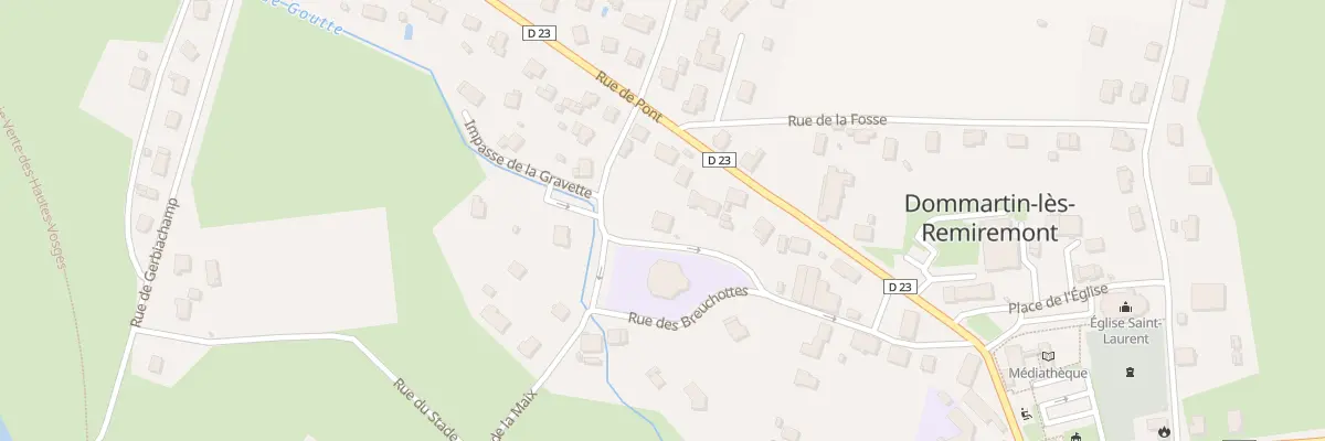 Plan du 250 Pas des Breuchottes à Dommartin-lès-Remiremont