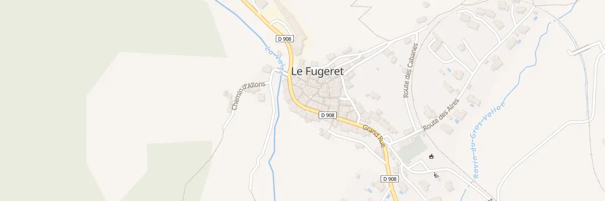 Plan du 5117 Le Village au Fugeret