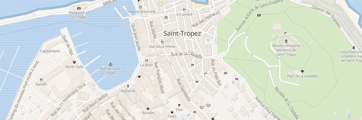 Plan du 24 Rue du Portail Neuf à Saint-Tropez