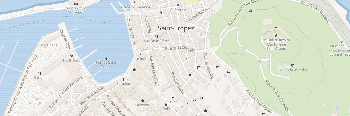 Plan du 26 Rue du Portail Neuf à Saint-Tropez