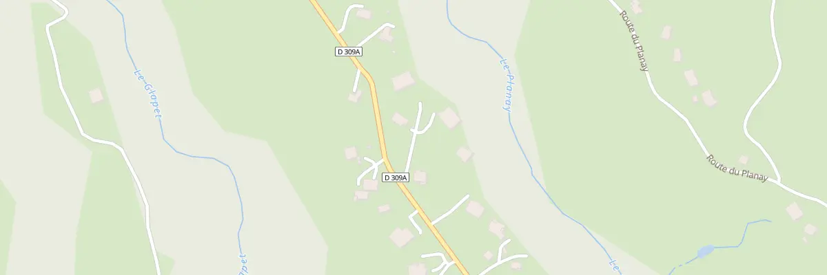 Plan du 1075 Rte de la Cote 2000 à Megève