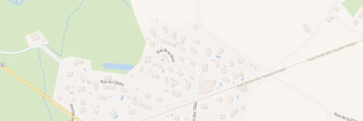 Plan du 64 Rue sur la Rive à Dommartin-lès-Remiremont