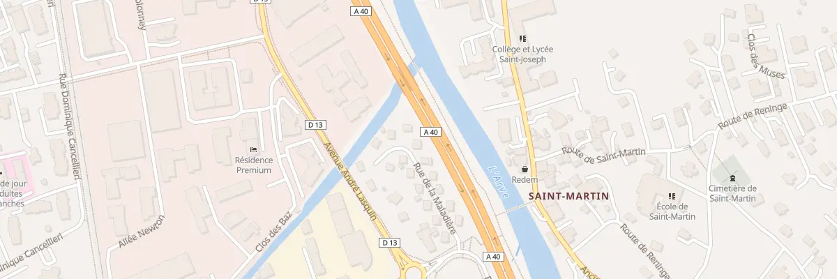 Plan du 120 Rue de la Maladiere à Sallanches