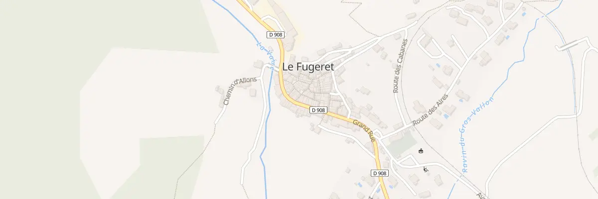 Plan du 300 Grand Rue au Fugeret