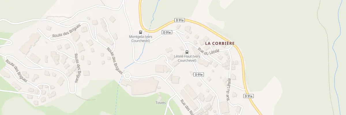 Plan du 72 Imp des Grébiés à Courchevel