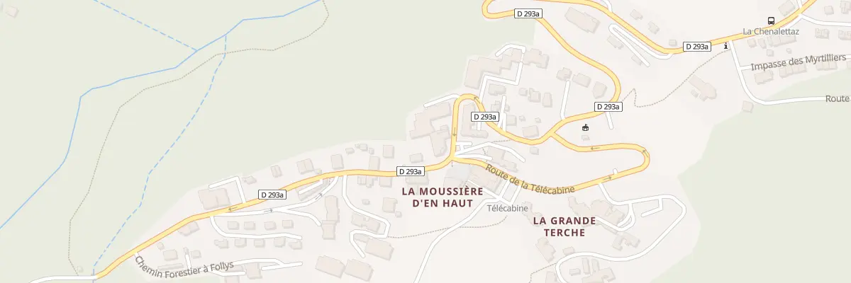 Plan du 2932 Rte de la Moussière d’en Haut à Saint-Jean-d’Aulps