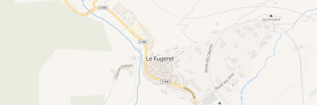 Plan du 7026 Le Village au Fugeret