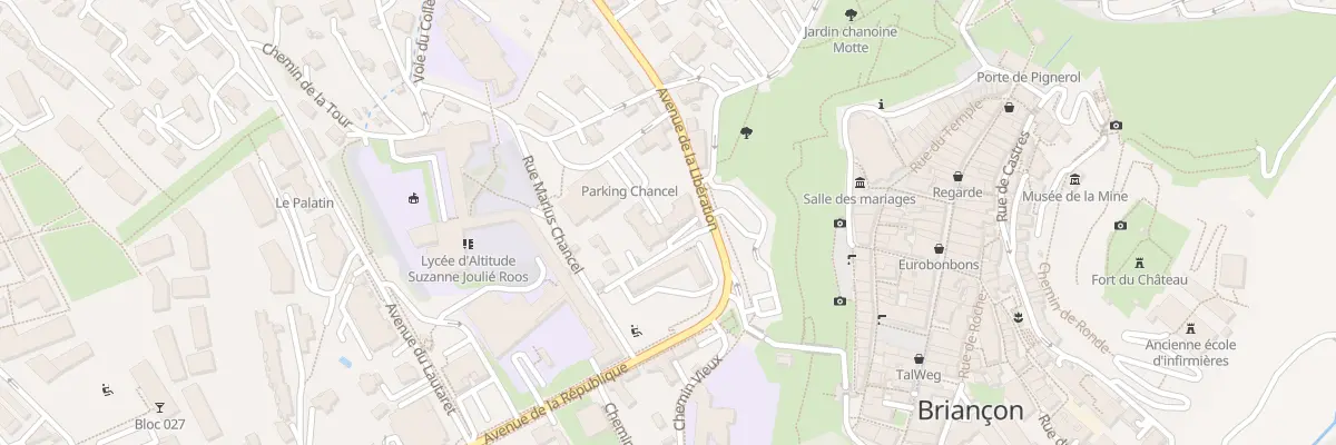 Plan du 44 Av de la Libération à Briançon