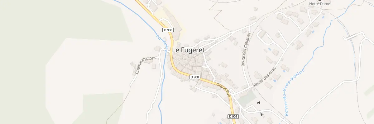 Plan du 5111 Le Village au Fugeret