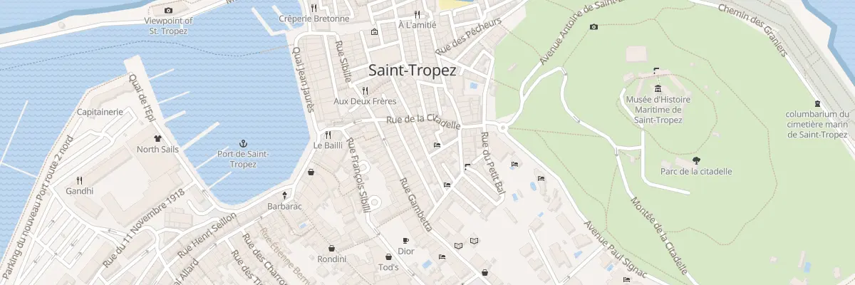 Plan du 55 Rue du Portail Neuf à Saint-Tropez