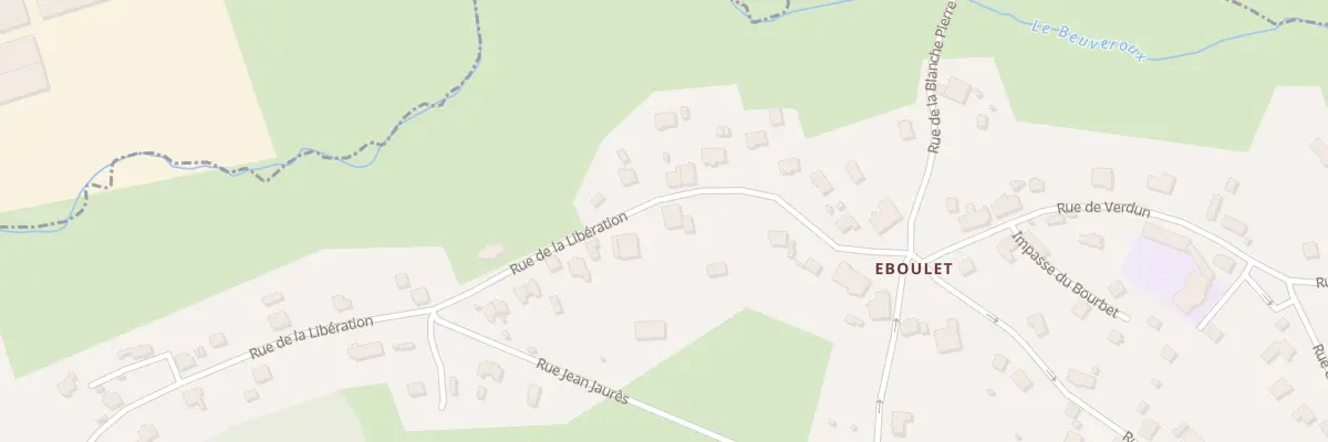 Plan du 7 Rue de la Libération à Champagney