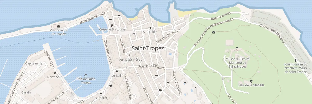 Plan du 5 Rue d’Aumale à Saint-Tropez