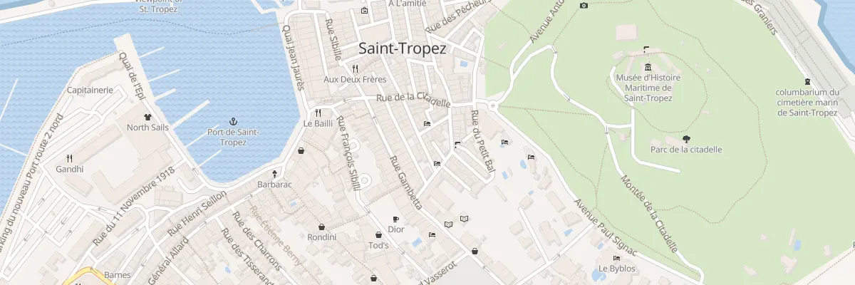 Plan du 63 Rue du Portail Neuf à Saint-Tropez