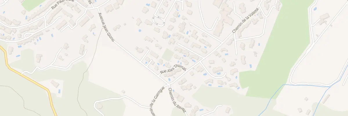 Plan du 4 Rue Alex Thomas à Roquebrune-sur-Argens