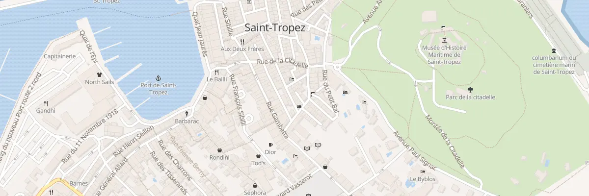 Plan du 69 Rue du Portail Neuf à Saint-Tropez