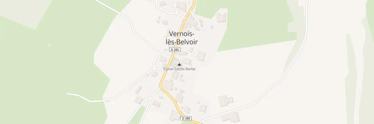 Plan du 4 Rue du Lomont à Vernois-lès-Belvoir