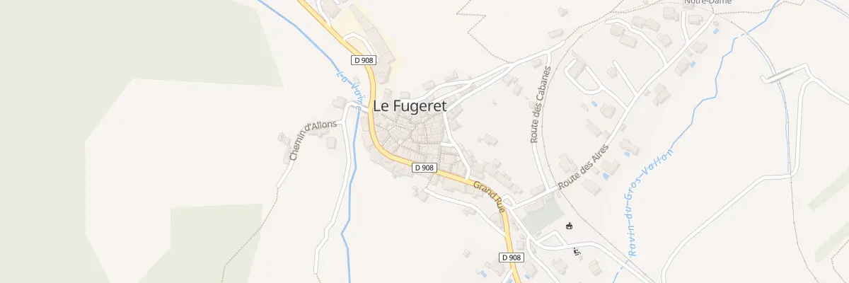 Plan du 7096 Le Village au Fugeret