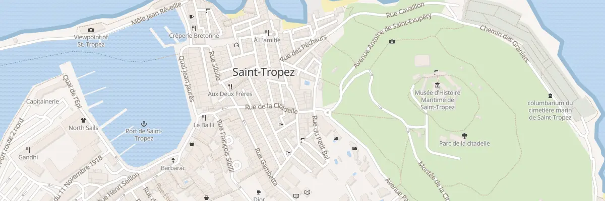 Plan du 11 Bd d’Aumale à Saint-Tropez