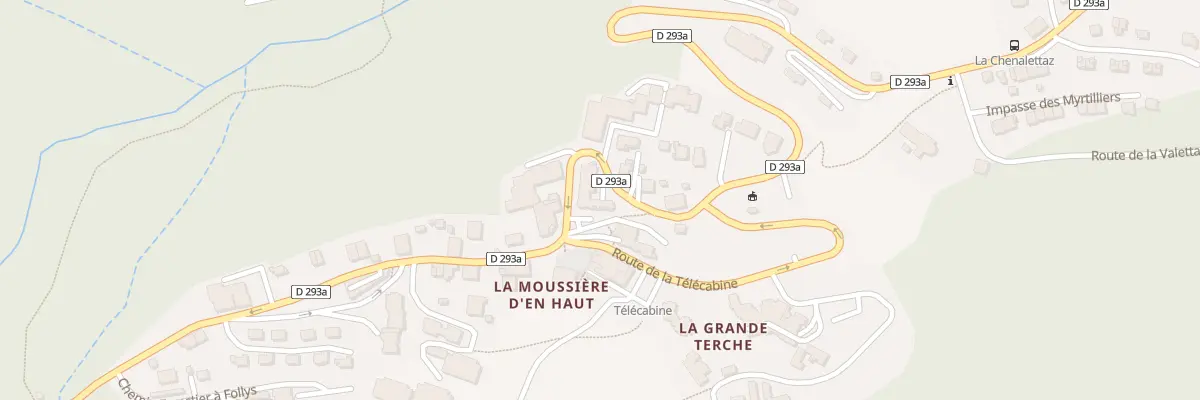 Plan du 2893 Rte de la Moussière d’en Haut à Saint-Jean-d’Aulps