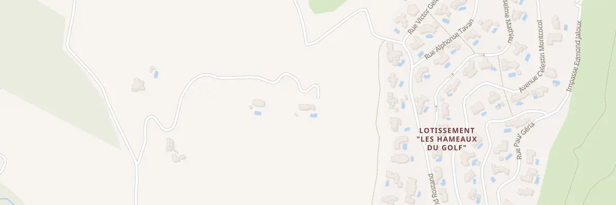 Plan du 104 Che des Saquèdes à Sainte-Maxime