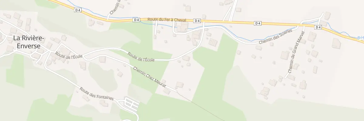 Plan du 400 Rte de l’Ecole à La Rivière-Enverse