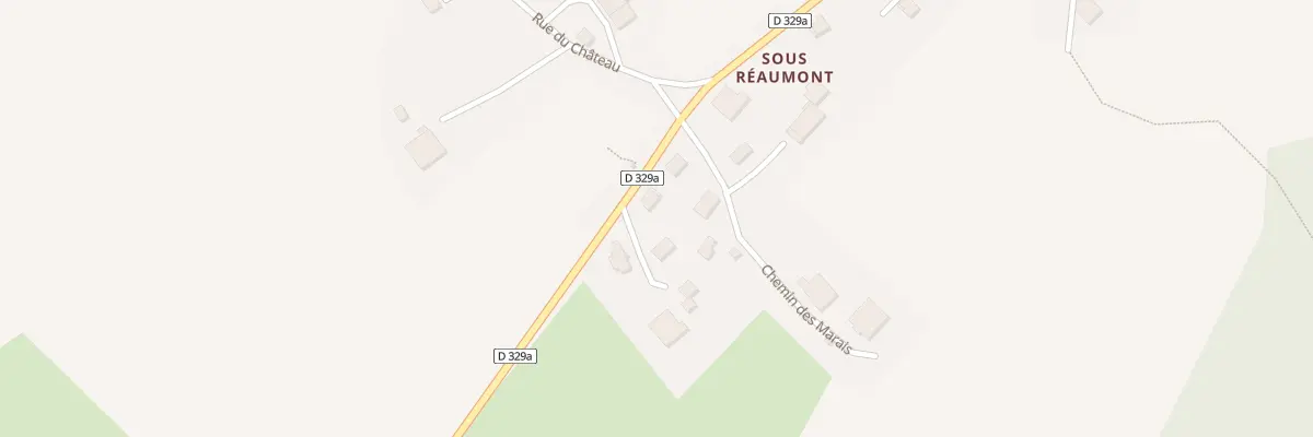 Plan du 1 Che des Tilleuls au Bélieu
