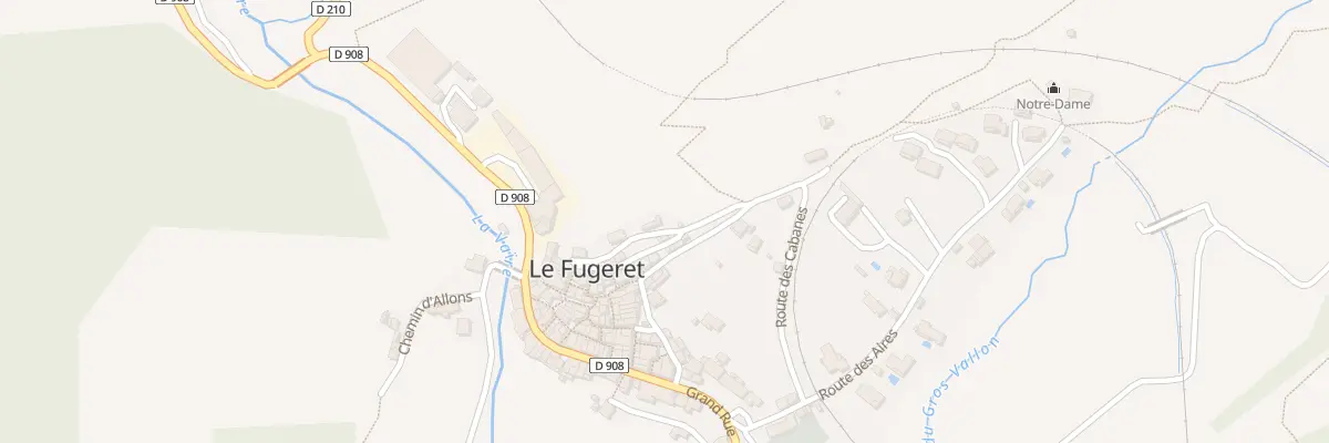 Plan du 444 Le Village au Fugeret