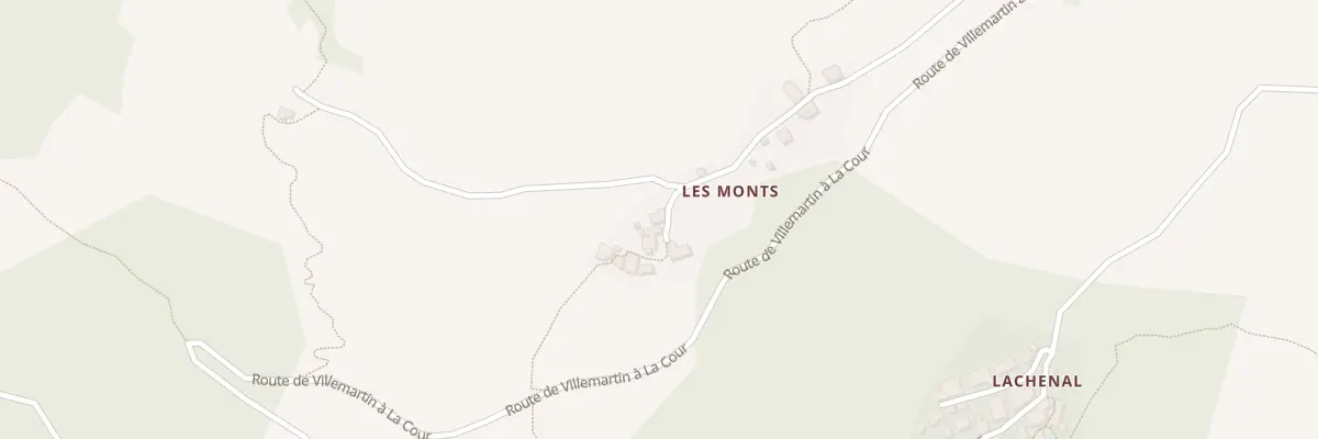 Plan du 5492 Les Monts à Bozel