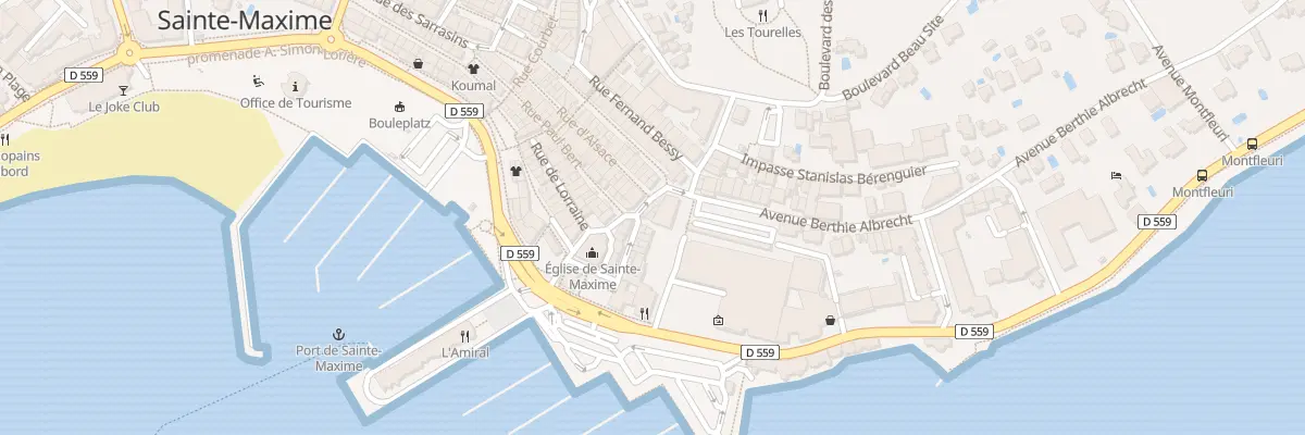 Plan du 13 Rue Jean Aicard à Sainte-Maxime