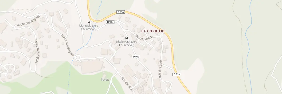 Plan du 50 Rue du Lételé à Courchevel