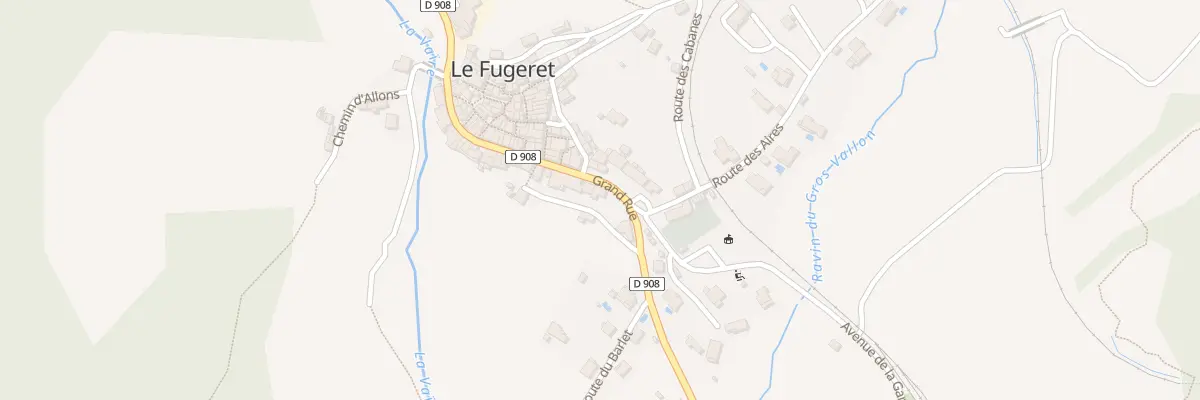 Plan du 191 Grand Rue au Fugeret