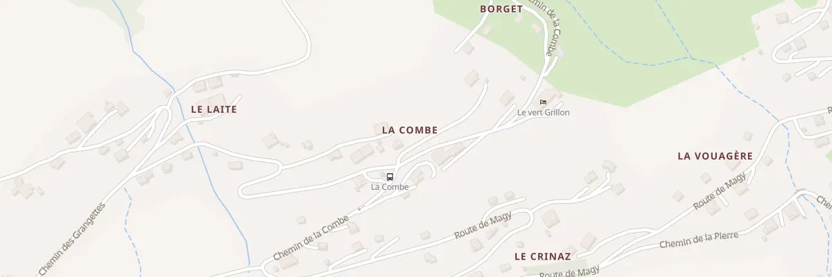 Plan du 592 Che de la Combe aux Gets