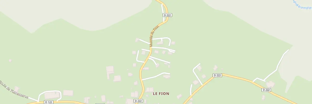 Plan du 897 Mte du Fion à Chevenoz
