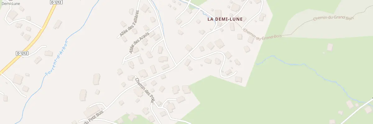 Plan du 12 All du Beau Champ à Demi-Quartier