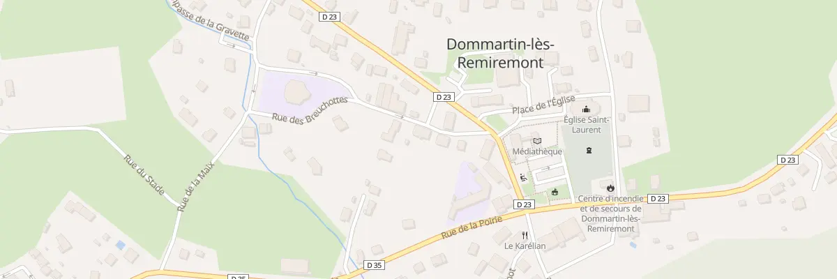 Plan du 81 Rue des Breuchottes à Dommartin-lès-Remiremont