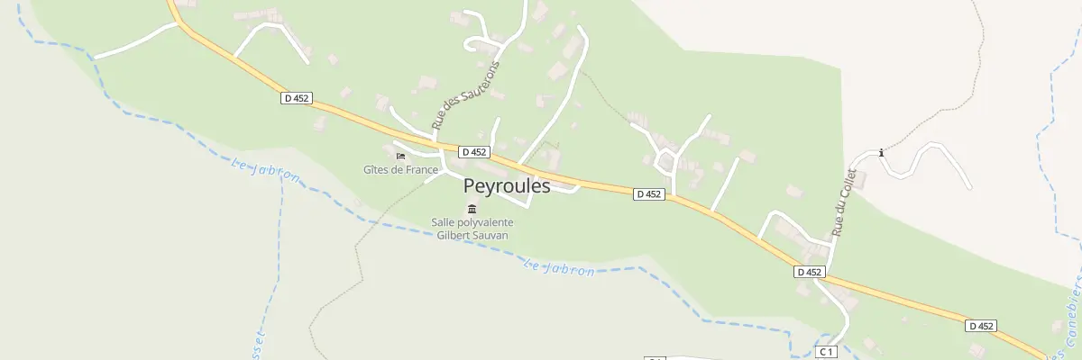 Plan du 5055 Les Ricards à Peyroules