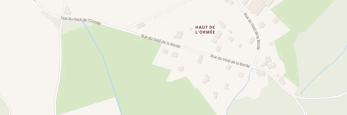 Plan du 12 Rue du Void de la Borde à Viménil