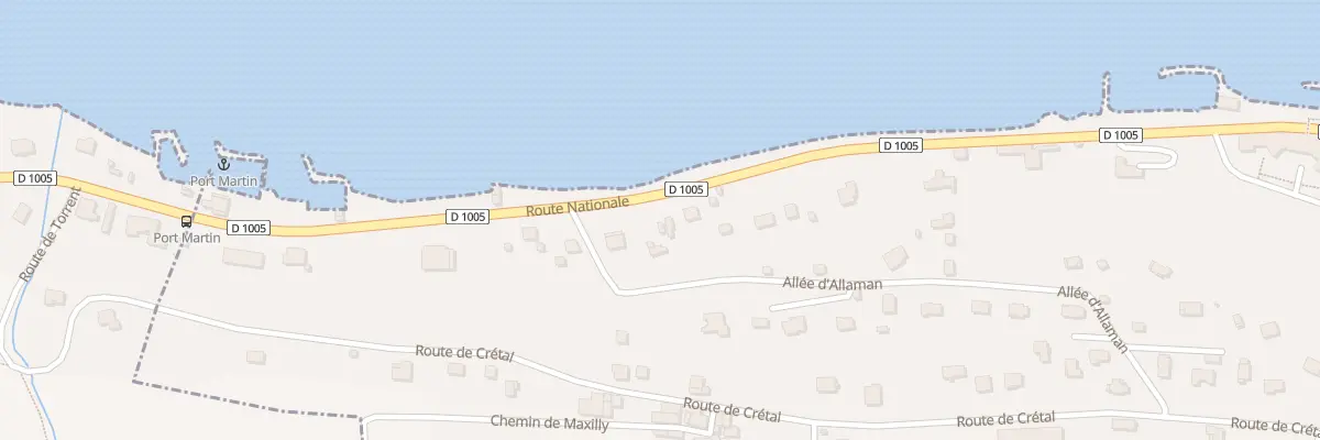 Plan du 16 Rte Nationale à Lugrin