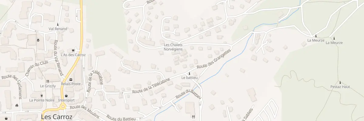 Plan du 276 Rte des Grangettes à Arâches-la-Frasse