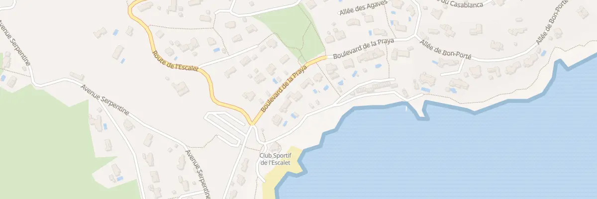 Plan du 241 Bd de la Praya à Ramatuelle