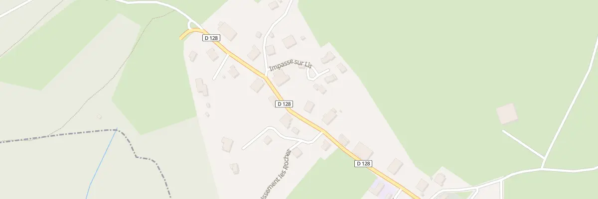 Plan du 1 Imp sur Lis à Plaimbois-du-Miroir