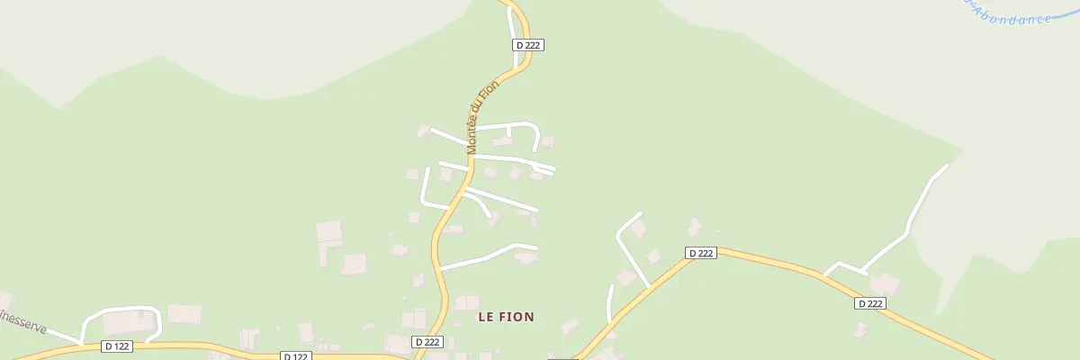Plan du 901 Mte du Fion à Chevenoz