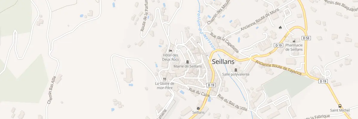 Plan du 5464 Le Village à Seillans