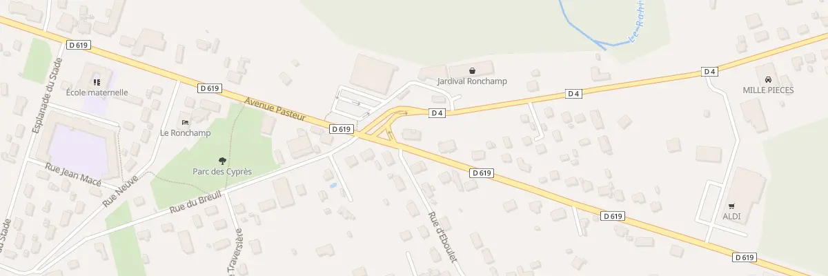 Plan du 2 Rue du Plain à Ronchamp